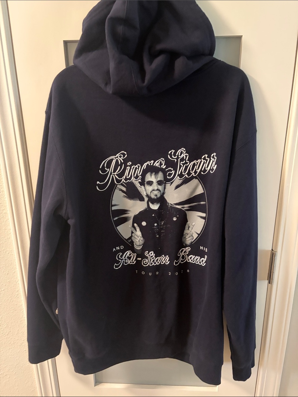 Ringo Starr zip up hoodie from tour